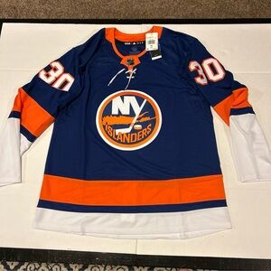 Adidas Men’s Size 56 NHL New York Islanders #30 Sorokin With Fight Strap NWT